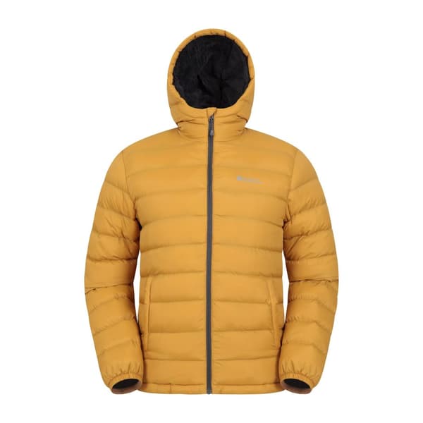 Mountain Warehouse Mens Seasons Faux Fur Lined Padded Jacket