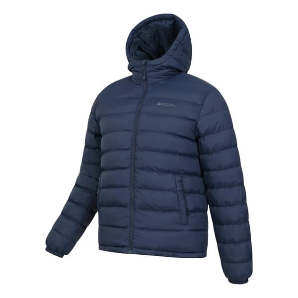 Mountain Warehouse Mens Seasons Faux Fur Lined Padded Jacket
