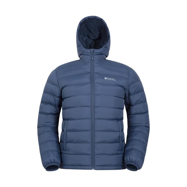 Mountain Warehouse Mens Seasons Faux Fur Lined Padded Jacket