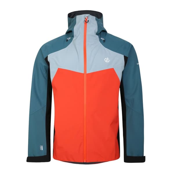 Dare 2B Mens Cornice Waterproof Jacket Trail Blaze Orange/Slate Grey XL