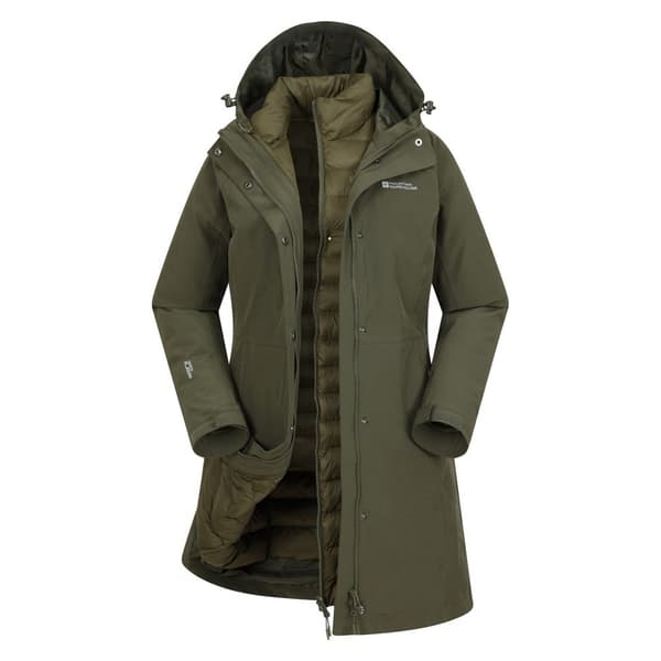 Mountain Warehouse Womens/Ladies Alaskan Long 3 in 1 Jacket