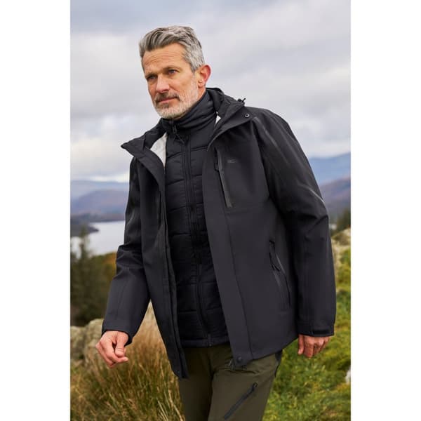 Mountain Warehouse Mens Zenith Extreme III 3 in 1 Padded Jacket