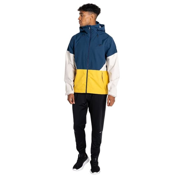 Dare 2B Vattentät terrängjacka för herrar Moonlight Denim/Ceylon Yellow XXL