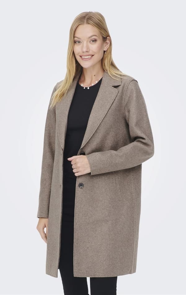 Giacca ONLY ONLCARRIE - Coat In Poliestere 100%, Fodera In Poliestere, Lavabile A 40°C - Foto 5