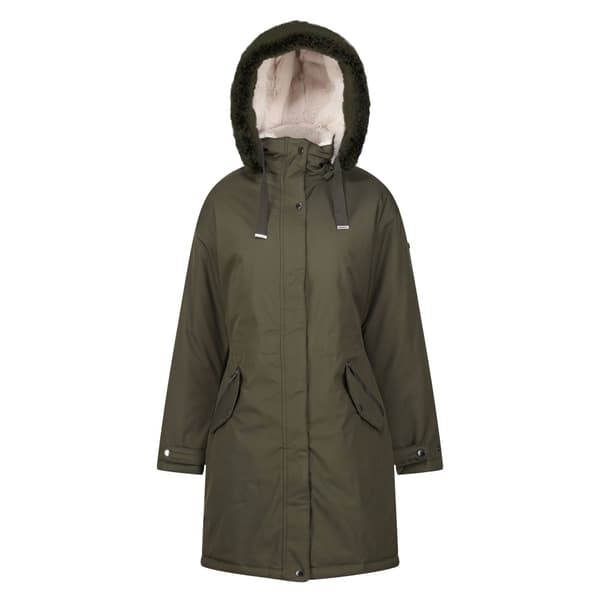 Regatta Vattentät jacka Samaria för damer/kvinnor Dark Khaki 10 UK