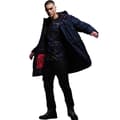 Miniatyrbilde 3 av 4: Regatta Mens Christian Lacroix Padded Long Waterproof Jacket