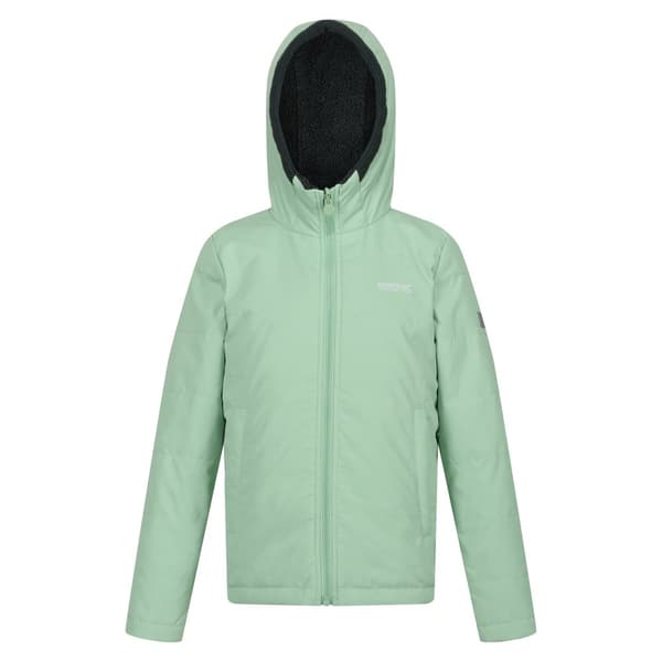 Regatta Childrens/Kids Kyrell Plain Reversible Jacket Quiet Green/Darkest Spruce 9-10 Years