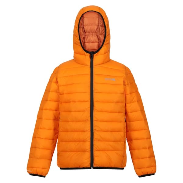 Regatta Vadderad jacka med huva Marizion för barn/unga Orange Pepper/Burnt Copper 11-12 Years