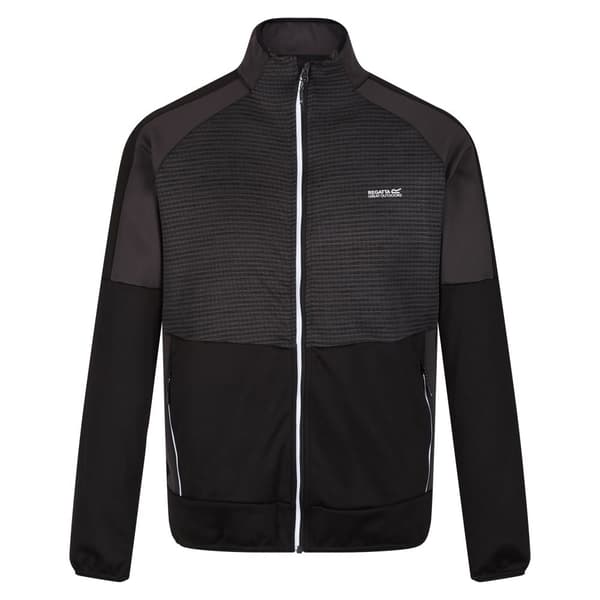 Regatta Mens Yare VII Full Zip Soft Shell Jacket Ash/Black L
