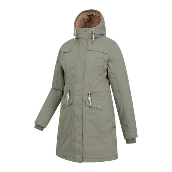 Mountain Warehouse Womens/Ladies Acorn Waterproof Borg Lined Padded Parka