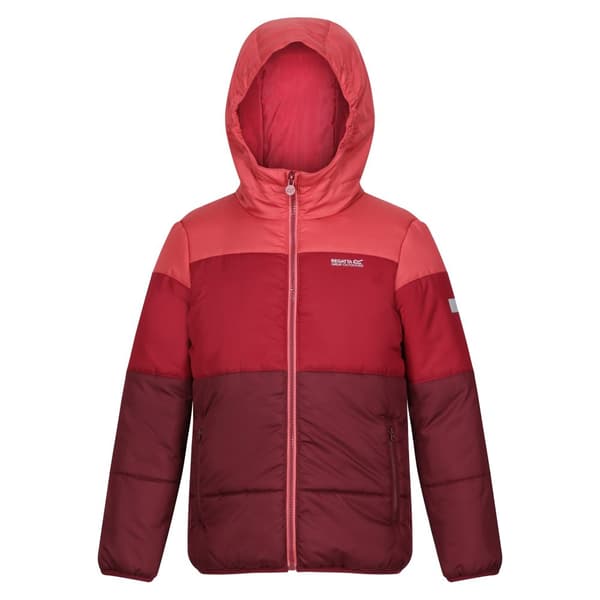 Regatta Vadderad jacka med terrängtryck Lofthouse VII för barn/unga Mineral Red/Rumba Red 3-4 Years