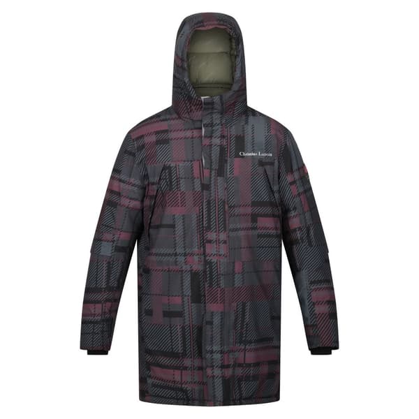 Regatta Mens Christian Lacroix Laurus Grid Padded Waterproof Jacket