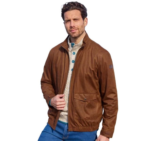 Atlas For Men Mens Faux Suede Jacket