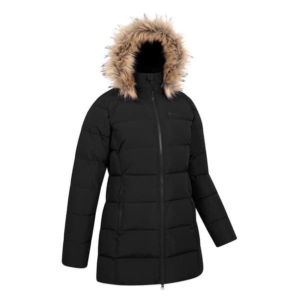 Mountain Warehouse Lång vadderad Nola-jacka för damer/kvinnor