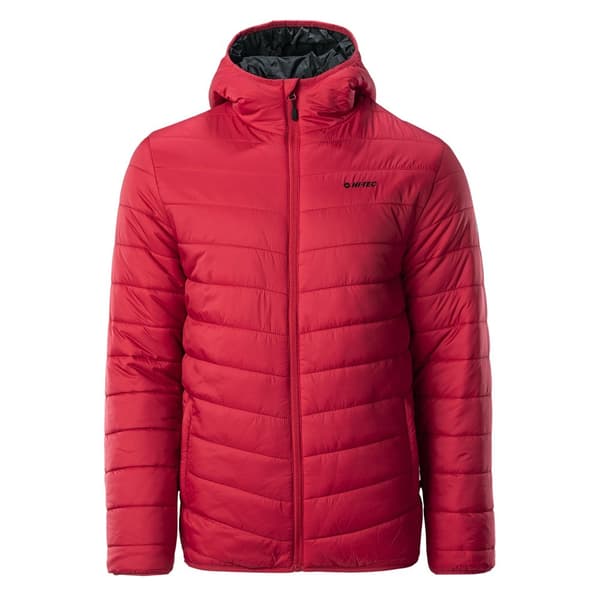 Hi-Tec Quiltad Navaro-jacka för herrar Haute Red/Black XXL