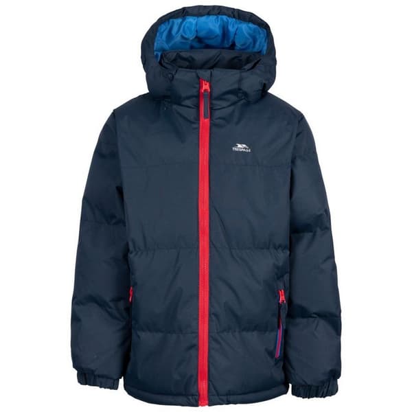 Trespass Boys Wilbur Padded Jacket Navy/Orange 3-4 Years