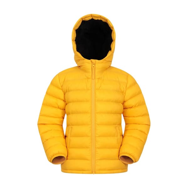 Mountain Warehouse Childrens/Kids Seasons Faux Fur Lined Padded Jacket Yellow 11-12 Years