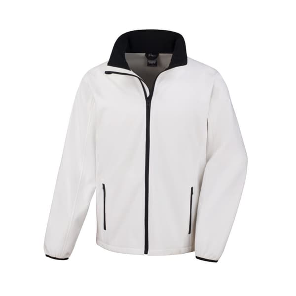 Result Core Soft Shell-jakke til mænd med print