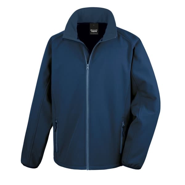 Result Core Soft Shell-jakke til mænd med print
