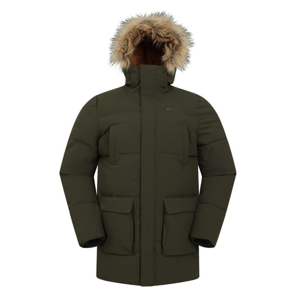 Mountain Warehouse Mens Fern Water Resistant Padded Parka
