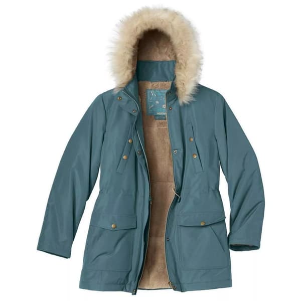 Atlas for Women Womens/Ladies Water Repellent Hooded Parka Mallard Blue 8 UK - 10 UK