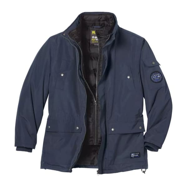Atlas For Men Mens Water Repellent Parka Navy XL