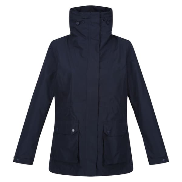Regatta Womens/Ladies Novalee Raincoat Navy 12 UK