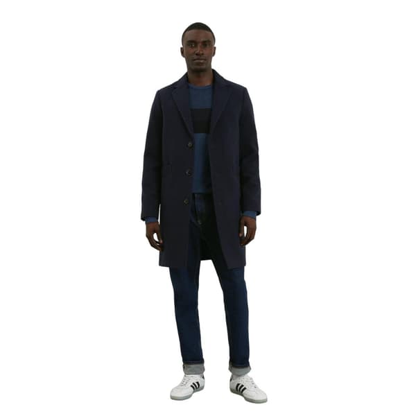 Burton Mens Signature Three Button Epsom Overcoat