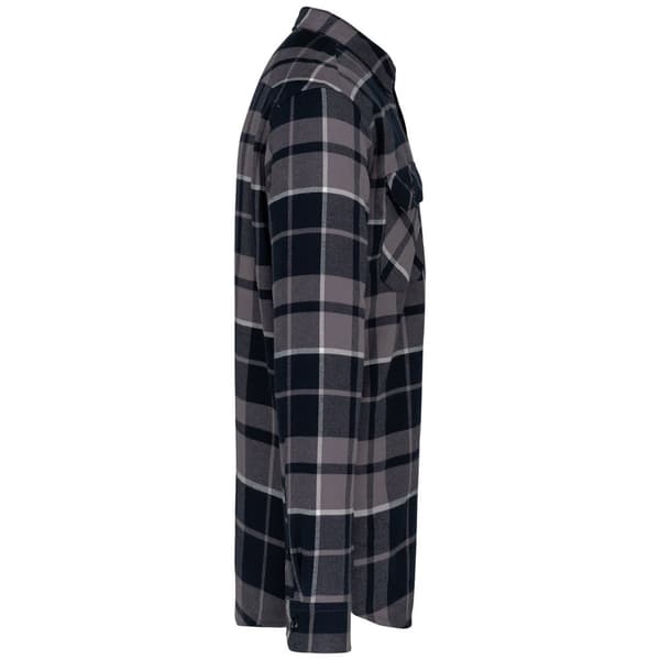 Kariban Mens Checked Sherpa Lined Shirt Jacket