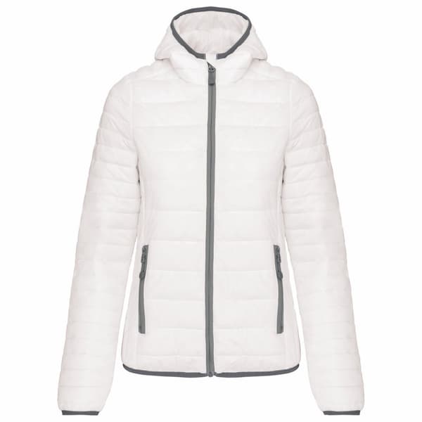Kariban Womens/Ladies Lightweight Hooded Padded Jacket