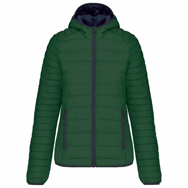 Kariban Womens/Ladies Lightweight Hooded Padded Jacket