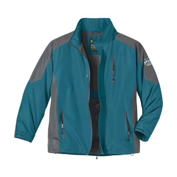 Atlas For Men Mens Waterproof Parka Pigeon Blue XXL