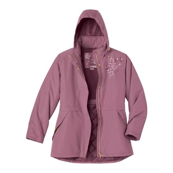 Atlas for Women Womens/Ladies Water Repellent Hooded Parka