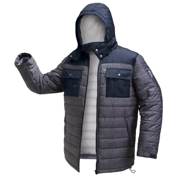 Atlas For Men Mens Padded Parka Navy XL