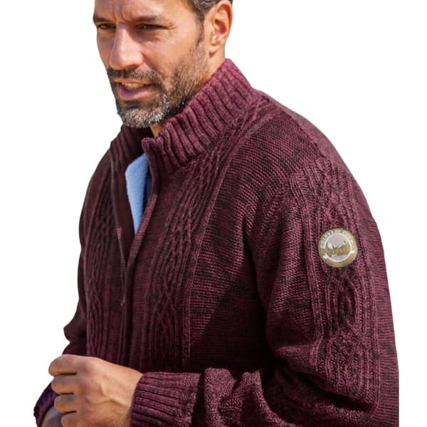 Atlas For Men Mens Knitted Sherpa Lined Jacket