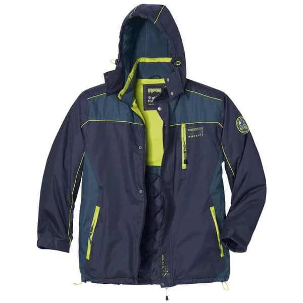 Atlas For Men Sporty Microfibre vandafvisende parka til mænd Navy L