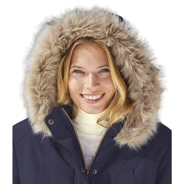 Atlas For Women Vandafvisende Microtech-parka med hætte til kvinder/damer