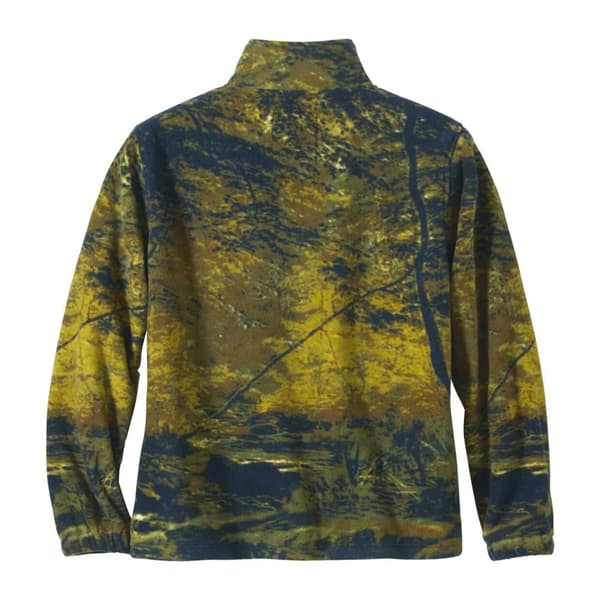 Atlas For Men Mens Bear All-Over Print Fleece Jacket