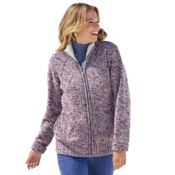 Atlas For Women Mottled stickad jacka för damer/kvinnor