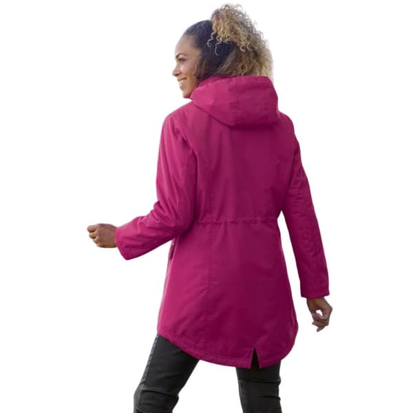 Atlas for Women Womens/Ladies Quilted Water Repellent Hooded Parka