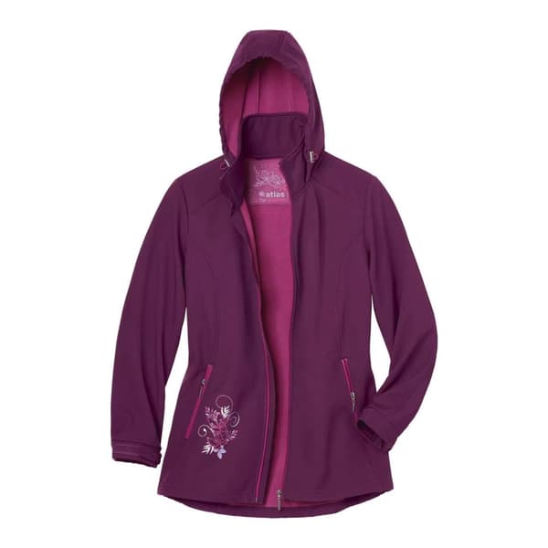Atlas for Women Womens/Ladies Fleece Lined Water Repellent Soft Shell Jacket