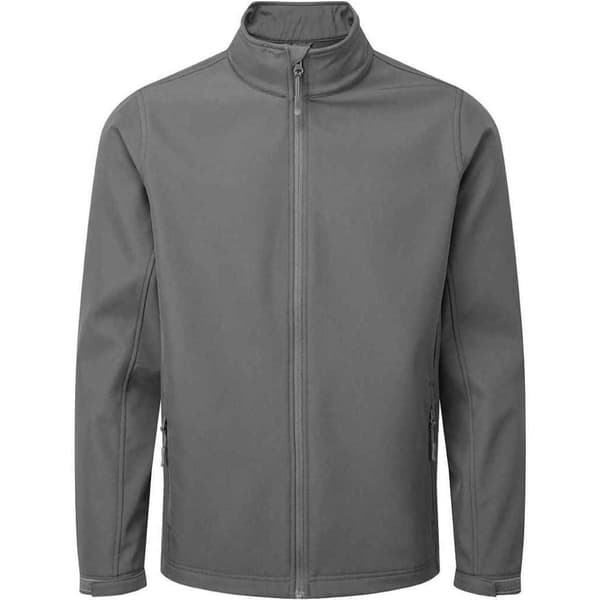 Premier Mens Windchecker Recycled Soft Shell Jacket Dark Grey 5XL