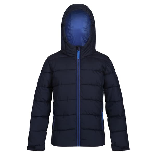 Regjun Boys Scholar Thermal Jacket Navy/Royal Blue 34in