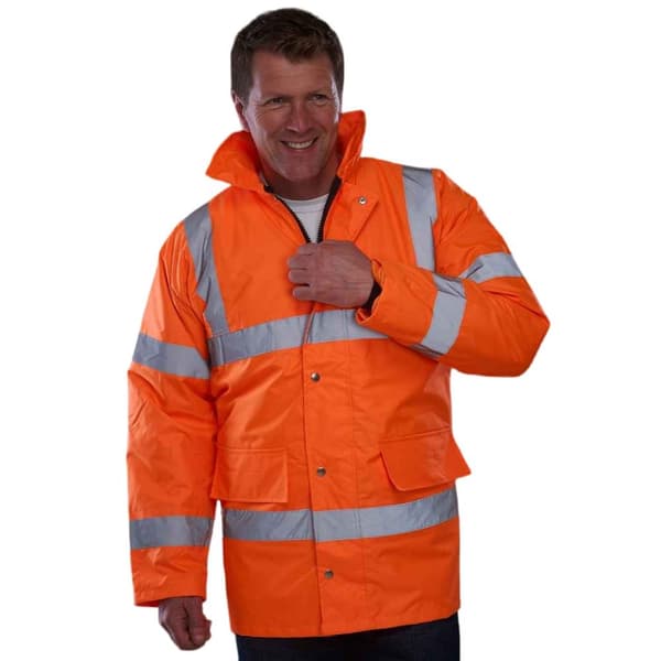 Yoko Unisex Adult Classic Motorway Hi-Vis Safety Padded Jacket