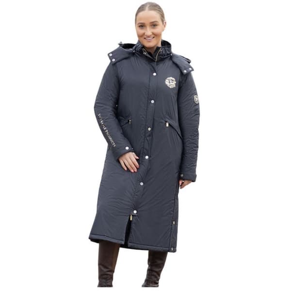 Supreme Products Womens/Ladies Active Show Rider Waterproof Horse Riding Jacket Black/Gold 20 UK