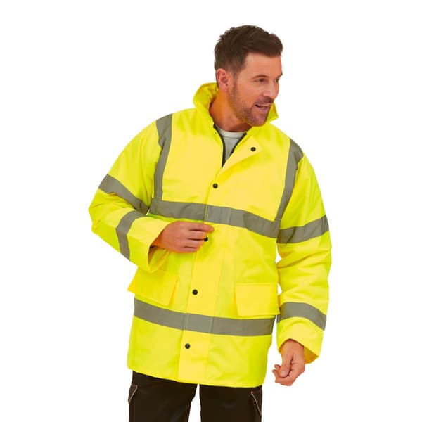 Yoko Unisex Adult Classic Motorway Hi-Vis Padded Jacket