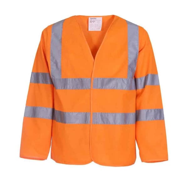 Yoko Unisex Adult Hi-Vis Long-Sleeved Waistcoat