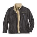 Miniatyrbilde 1 av 2: Atlas For Men Mens Aviator Faux Suede Jacket