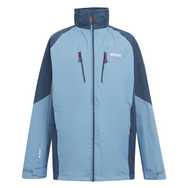Regatta Mens Calderdale V Waterproof Jacket Coronet Blue/Moonlight Denim XXL