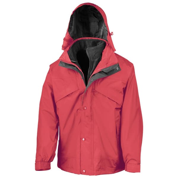 Result Mens Fleece Lined 3 in 1 Waterproof Jacket